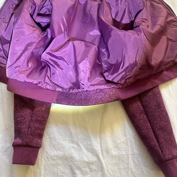 Balance Athletica Floral Purple Bomber Jacket - Picture 9 of 9